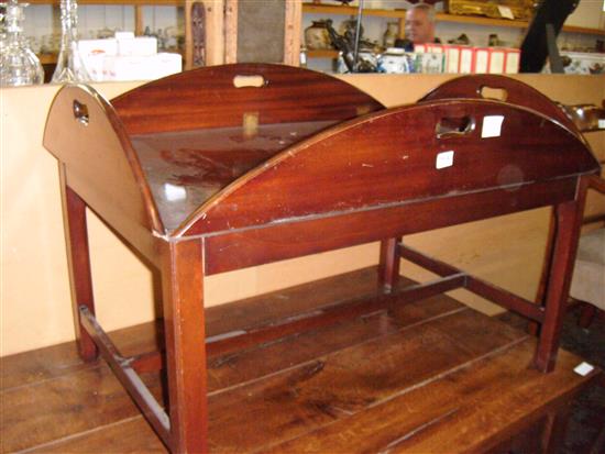 Butlers tray on stand